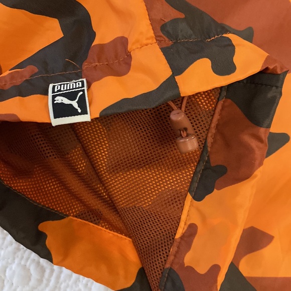 Sale!🛍️NWOT Pullover Windbreaker-Orange Camo Print - Picture 6 of 10